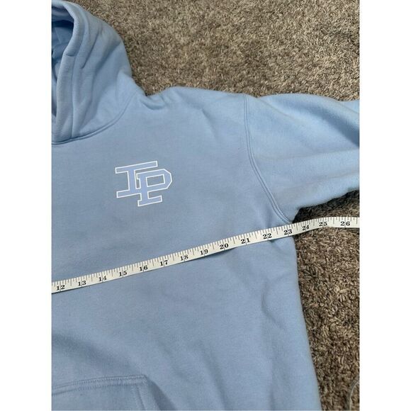Inaka Power IP Light Blue Hoodie Pullover Sweatshirt Unisex S Gym Weightlifting - Picture 5 of 11